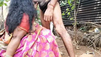 Caught Milf Bent Over In Garden And Fucked Her From Behind