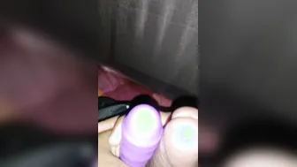 Horny Auntie Using Her Toy To Cum Hard While Moaning Loudly