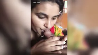 Married Slut Sucking Cock Trying Her First Blowjob On Camera