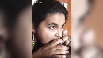 Married Slut Sucking Cock Trying Her First Blowjob On Camera