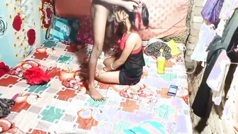 Desi Babe Giving Sloppy Head And Swallowing His Load Again