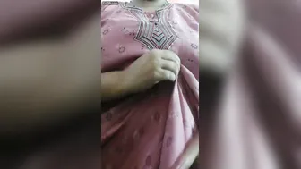 Cheating Wife Showing Off Her Body On Video Call For Lover