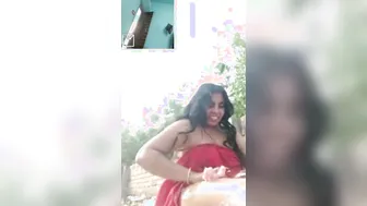 Village Wife Fingering Herself Outdoors On Video Call
