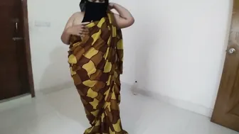 Ripping Saree Off Horny Aunty Fucking Her Ass Till She Cums