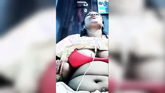Naughty Indian Aunty Stripping Naked On Her Webcam Show