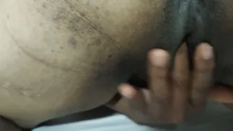 Married Aunty Masturbating While Young Stud Watches Her