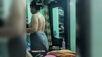 Watching Married Aunty Changing Catching Her Completely Naked