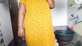Spying On Naked Desi Aunty Soaping Her Curves In Bathroom