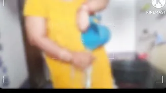 Spying On Naked Desi Aunty Soaping Her Curves In Bathroom