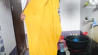 Spying On Naked Desi Aunty Soaping Her Curves In Bathroom