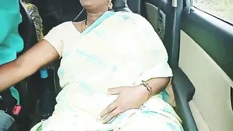 Horny Telugu Wife Fingering Her Pussy In The Car Backseat