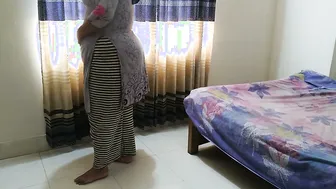 Tied Up Chubby Aunty And Fucked Her Standing Against Wall