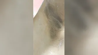 Aunty Shaving Her Pussy Before Shower Getting Ready For Me