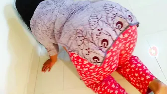 Bbw Aunty Bent Over Fucked While Cleaning Taking Anal Hard