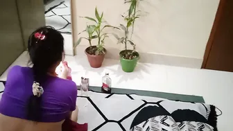 Naughty Indian Aunty Smoking While Getting Fingered Good