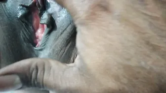 Married Woman Spreading Pussy Wide And Sucking Dick Slutty