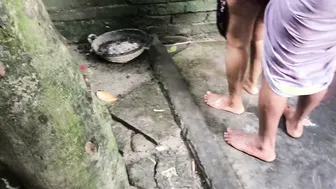 Catching My Step Aunty Bathing And Fucking Her Right There