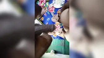 Horny Aunty Seducing Landlord With Her Tits And Wet Pussy