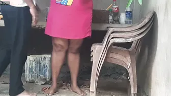 Chubby Mature Aunty Getting Doggystyle Outdoors With Her Ex