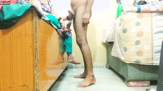 Horny Aunty Riding Hubbys Best Friend While Hes At Work