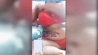 Bharti Jha Teasing In Red Lingerie Before Riding Cock Like A Pornstar