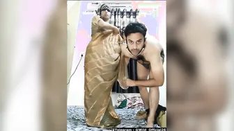 Amateur Bhabhi Stripping Down For Late Night Private Show At Home