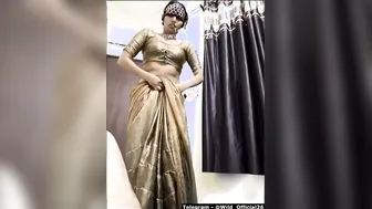 Amateur Bhabhi Stripping Down For Late Night Private Show At Home