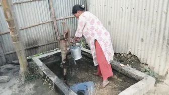 Desi Housewife Sucking My Cock While Taking A Hot Shower