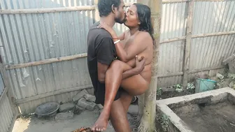 Taking My Neighbor Bhabhi Outside And Fucking Her Hard