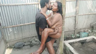 Taking My Neighbor Bhabhi Outside And Fucking Her Hard