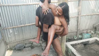 Taking My Neighbor Bhabhi Outside And Fucking Her Hard