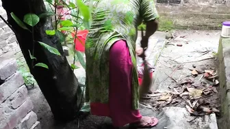 Watching Aunty Heading To Bath After Hugging And Fucking Her Ass