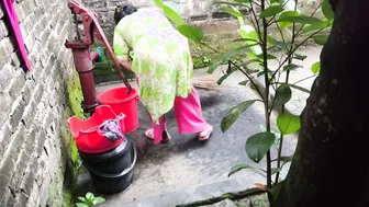 Watching Aunty Heading To Bath After Hugging And Fucking Her Ass