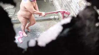 Watching Step Aunty And Uncle Fucking Dirty In The Bathroom