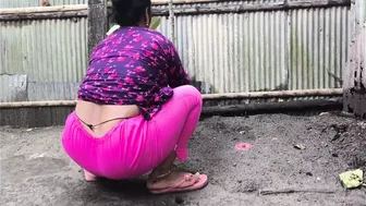 Watching My Sister Pissing In Bathroom And Fucking Her After