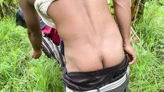 Taking Neighbor To Banana Field And Fucking Her After Hugging