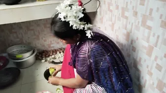 Kitchen Quickie With Sister In Law Bending Her Over Counter