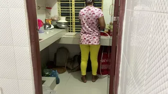 Grabbing Stepaunty Cleaning Kitchen And Fucking Her Right Now