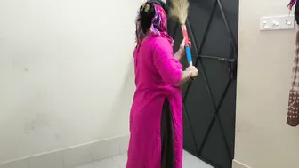 Grabbing My Girl Cleaning And Ramming Her Tight Ass Roughly