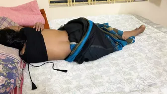 Finding Aunty On Bed And Fucking Her Tight Asshole So Deep