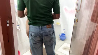 Bathroom Quickie Pounding My Stepsister From Behind Hardcore