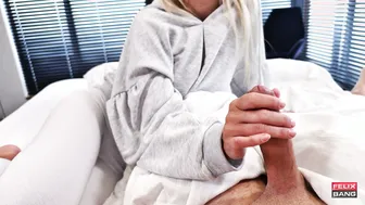 Stepsister Catches Me Jerking Off And Begs For My Hard Cock