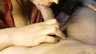 Blogger Babe Giving Best Blowjob And Sucking In The Bedroom