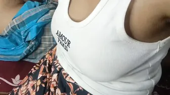 Cheating With Brother's Sexy Wife Riding My Cock In Bedroom Hard