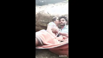 Beautiful Desi Couple Sucking Cock Deep In Hidden Village Spot