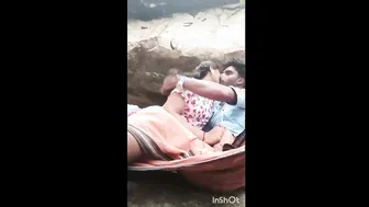 Beautiful Desi Couple Sucking Cock Deep In Hidden Village Spot