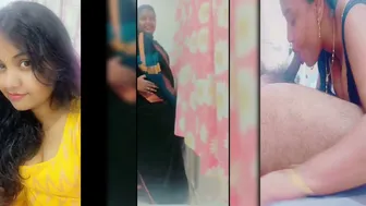 Patni Kruthika Kneeling For Lund Suck And Standing Pound