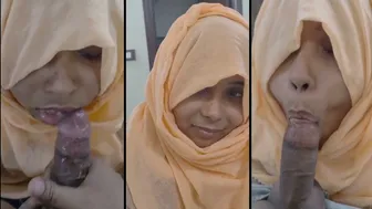 Hijabi Desi Wife Blowing Lovers Lund In Secret Affair Clip