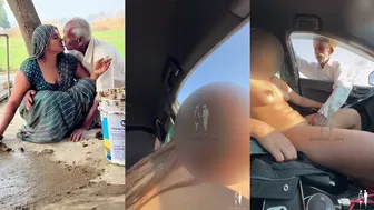 Village Bahu Kissed Smooched By Sasur In Fields Hd Chudai