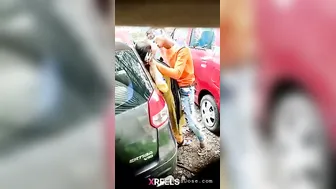 Padosan Parking Lot Mein Desi Lover Lund Pe Uchal Rahi